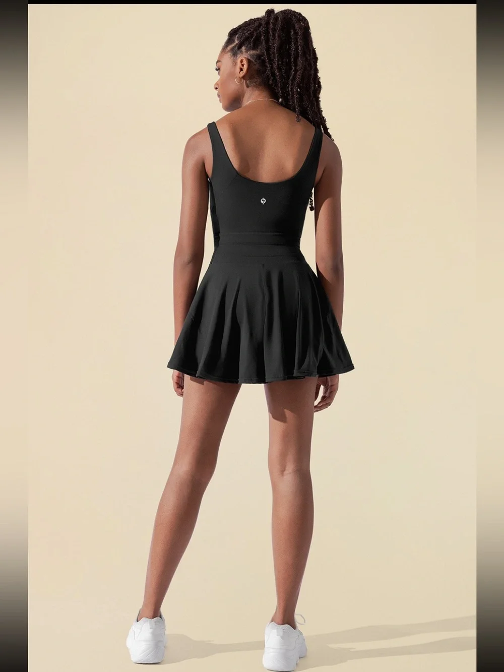 POPFLEX Twirl Dress in Black - Picture 5 of 14